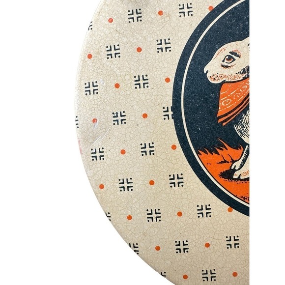 Vintage Bristolware rabbit round tin - Picture 2 of 10